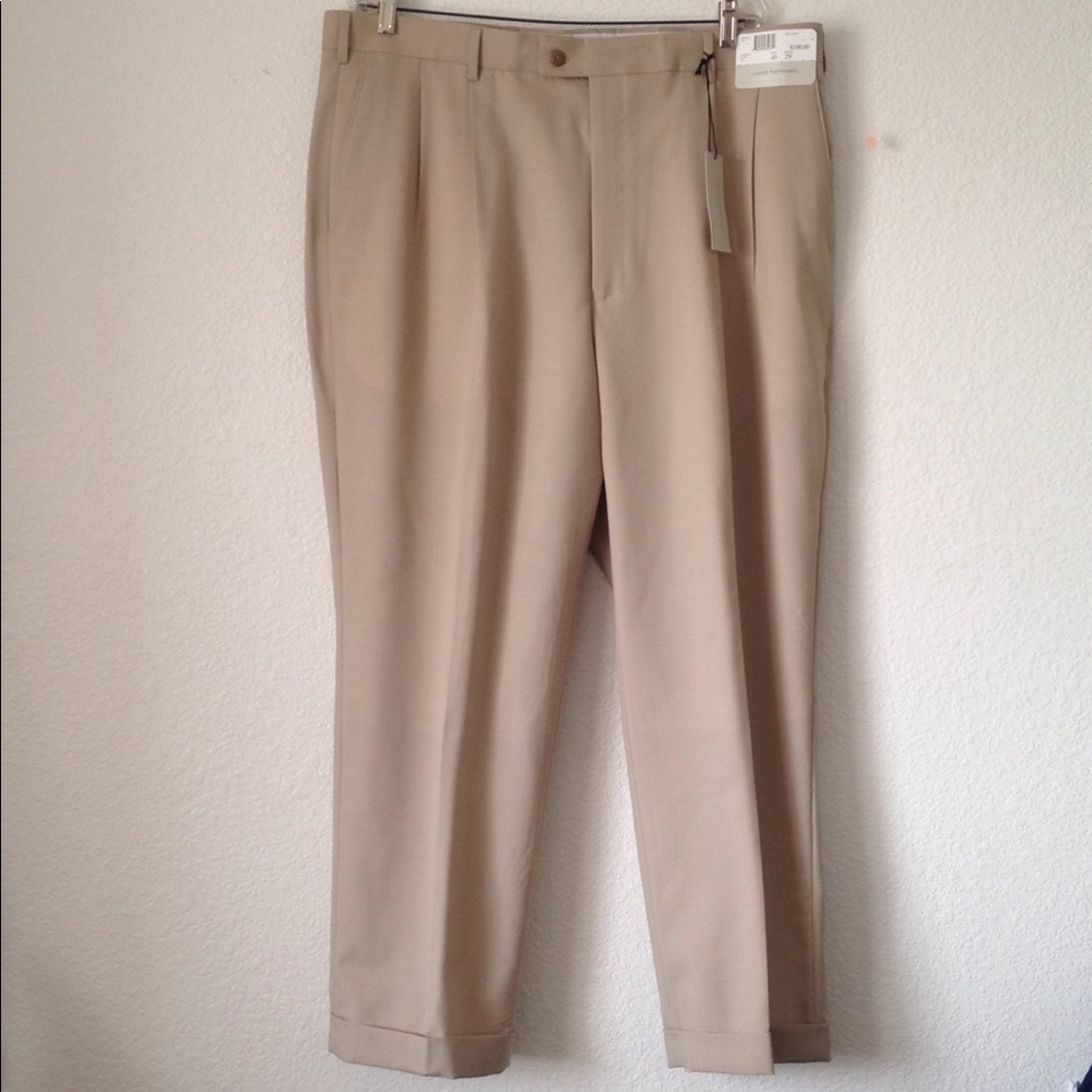 FINAL MARKDOWN Men's NWT Louis Raphael Wool Slacks (40x29)